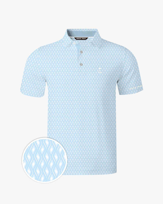 Blue Diamond Wave Polo