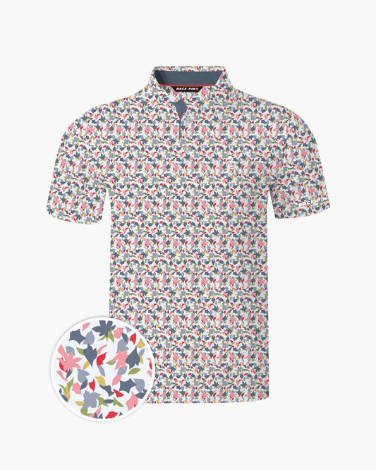 Camo Floral Polo