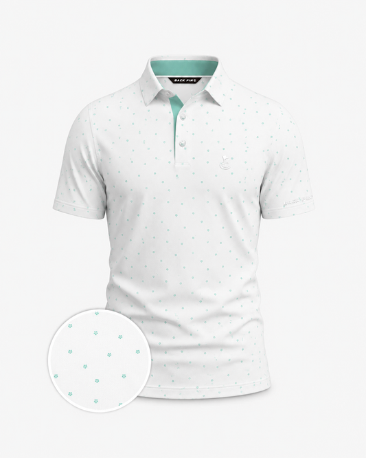 Mint Ditsy Polo
