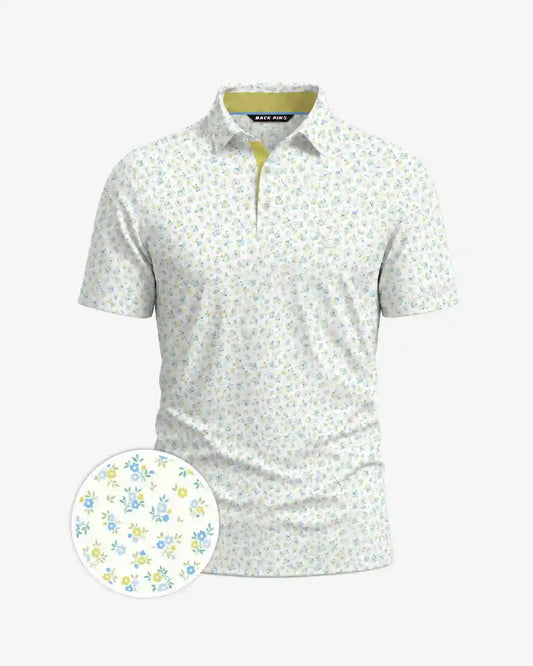 Sunny Ditsy Floral Polo