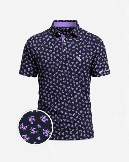 Midnight Ditsy Polo