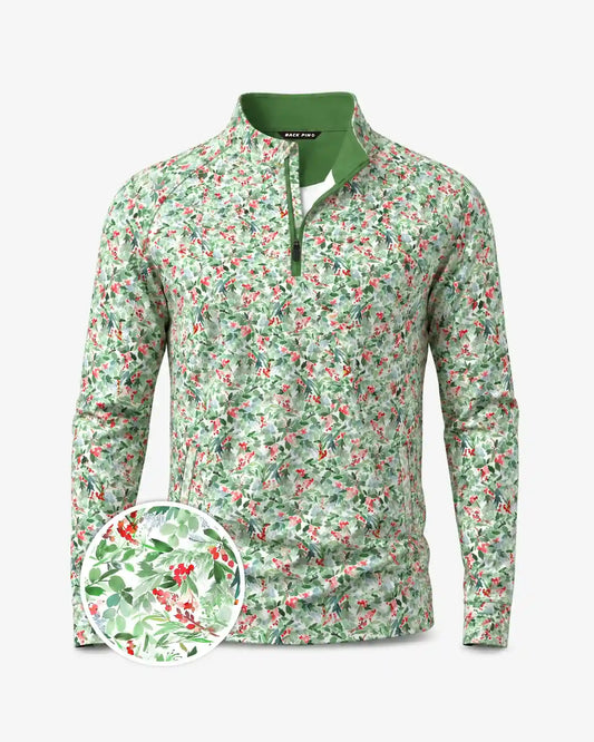 Christmas Berry Botanical Quarter Zip