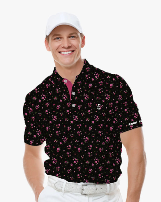 Fairway Floral Print Polo