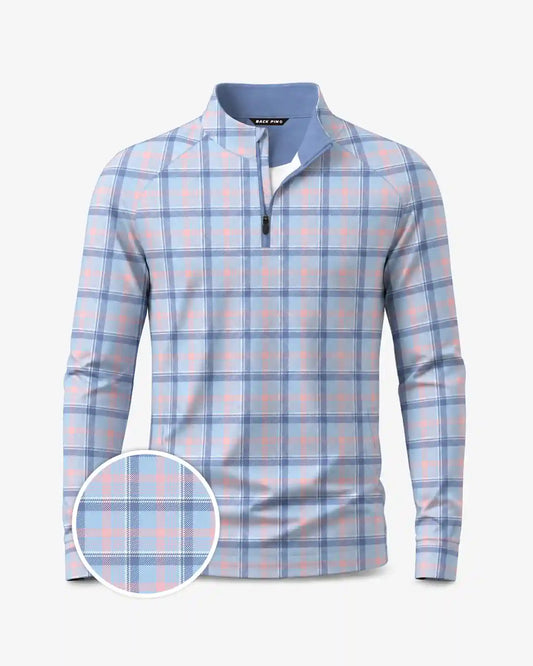 Hamptons Plaid Quarter Zip