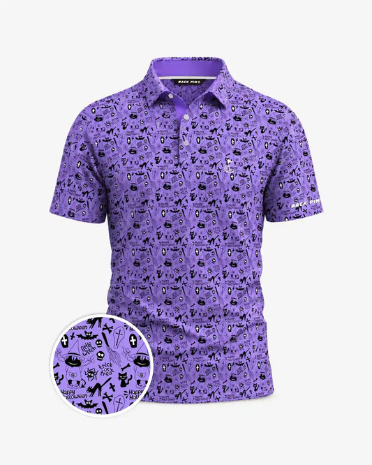 Midnight Cat Golf Polo