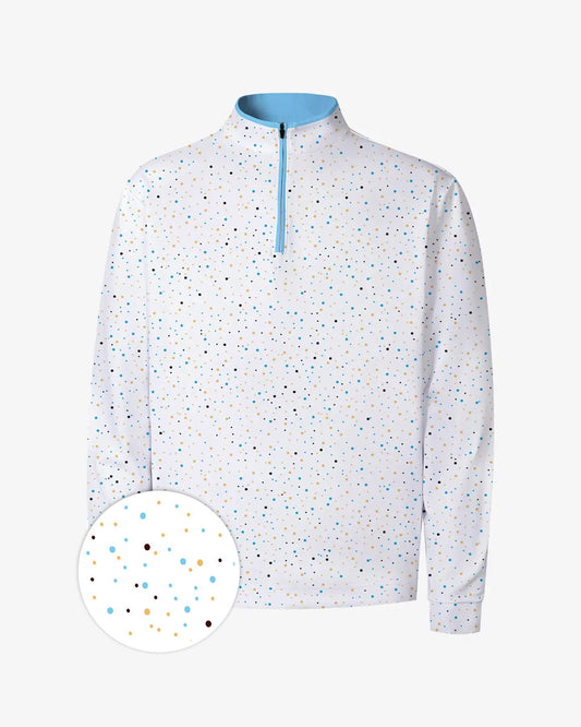 Polka Dot Quarter Zip