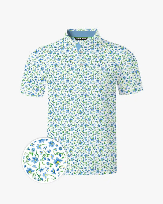 Vivid Ink Floral Polo
