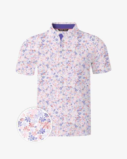 Watercolor Floral Polo