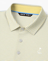 Yellow Striped Polo Shirt