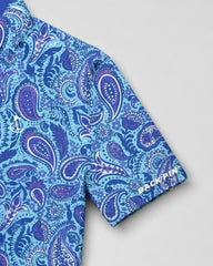 Coastal Paisley Polo