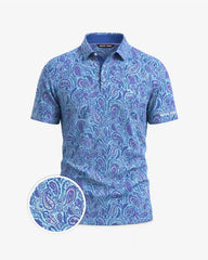 Coastal Paisley Polo