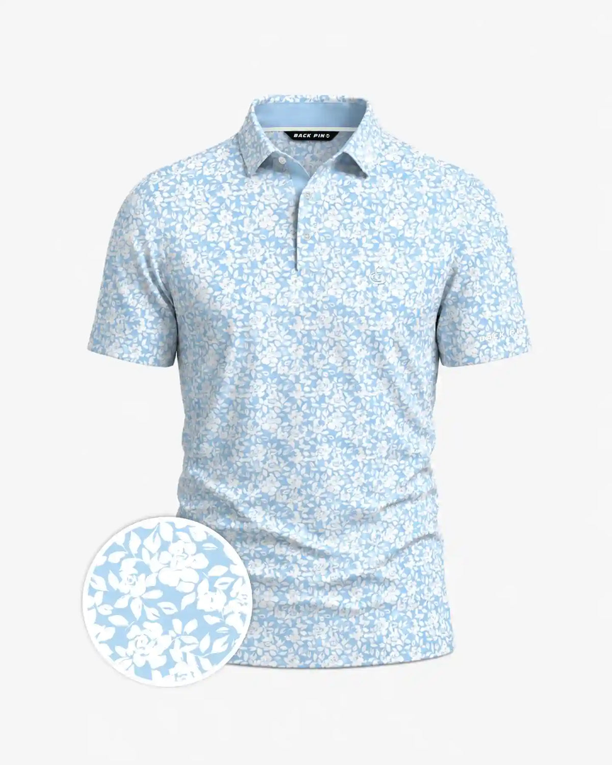 Beachside Floral Polo