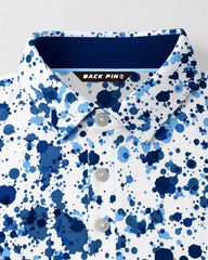 Ocean Ink Burst Polo