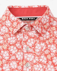 Sunset Hibiscus Polo