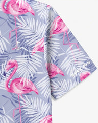 Lavender Tropic Flamingo Polo