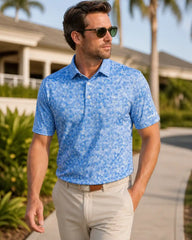 Cobalt Blue Hydrangea Polo