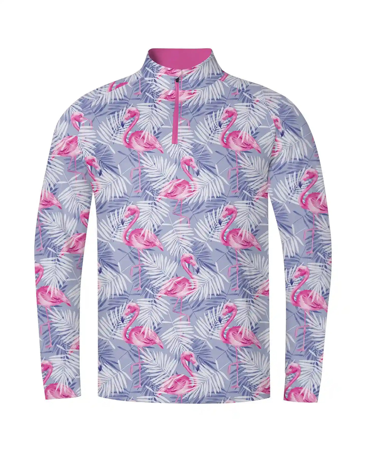 Flamingo Palm Quarter Zip