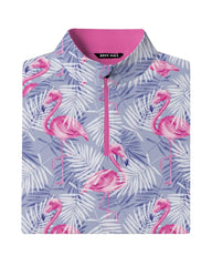 Flamingo Palm Quarter Zip