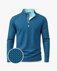 Minimalist Geometric Quarter Zip
