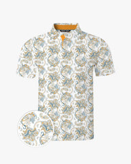 Sunset Paisley Polo