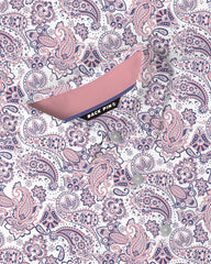 Coral Paisley Golf Polo
