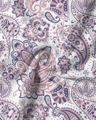 Coral Paisley Golf Quarter Zip