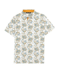 Sunset Paisley Polo