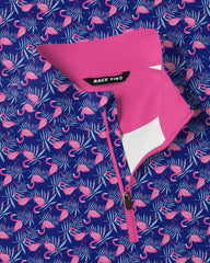 Pink Flamingo Quarter Zip