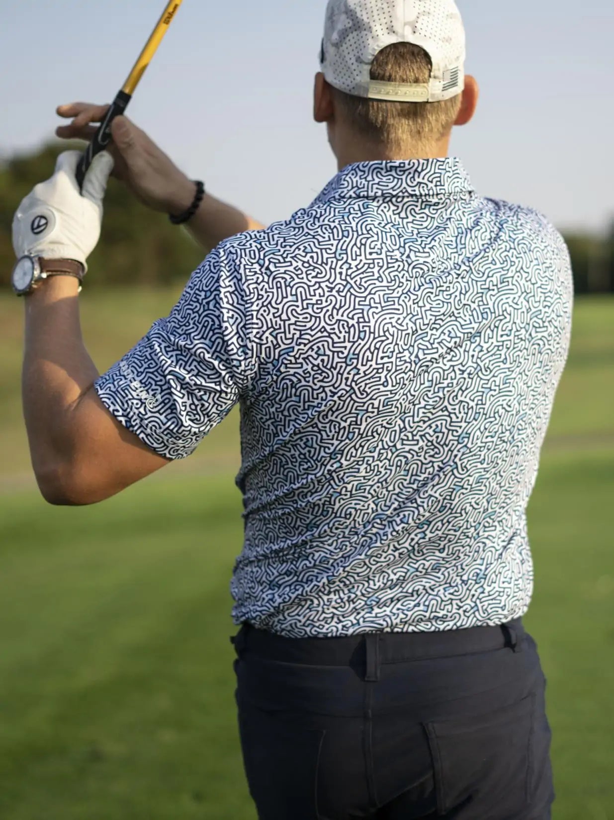 Abstract Polo - Funny Golf Shirts