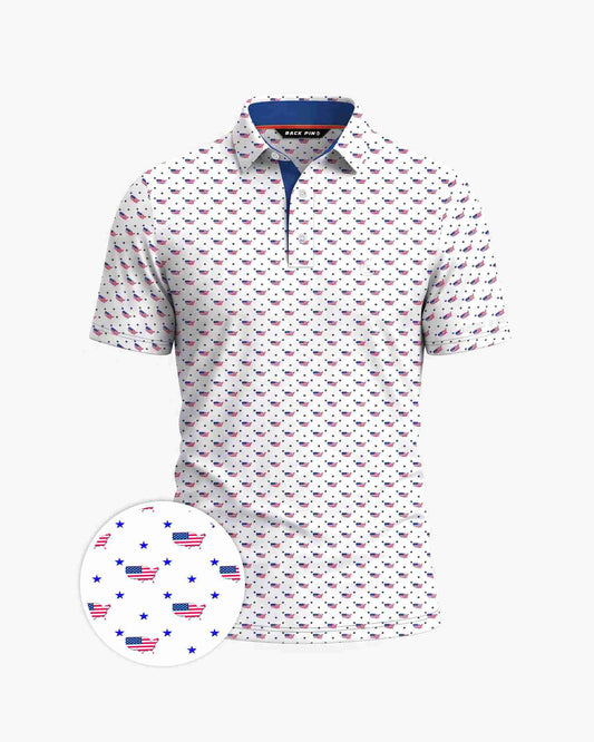 AmericanTerrainFlagPolo