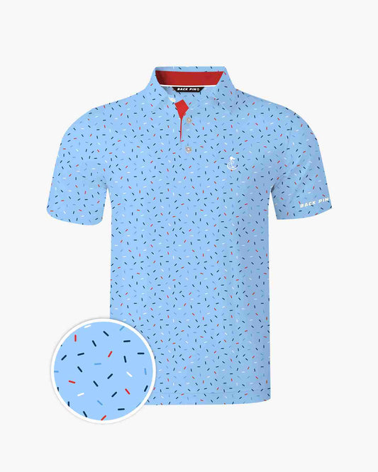 Americana Sprinkle Strip Polo