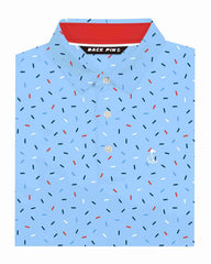Americana Sprinkle Strip Polo