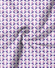 Art Deco Geometric Quarter Zip