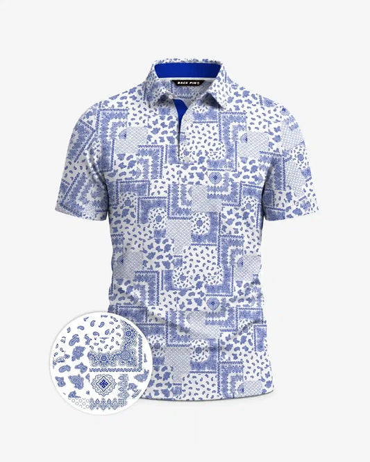 Austin Bandana Polo-Back Pin Golf