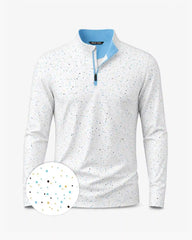 Polka Dot Quarter Zip