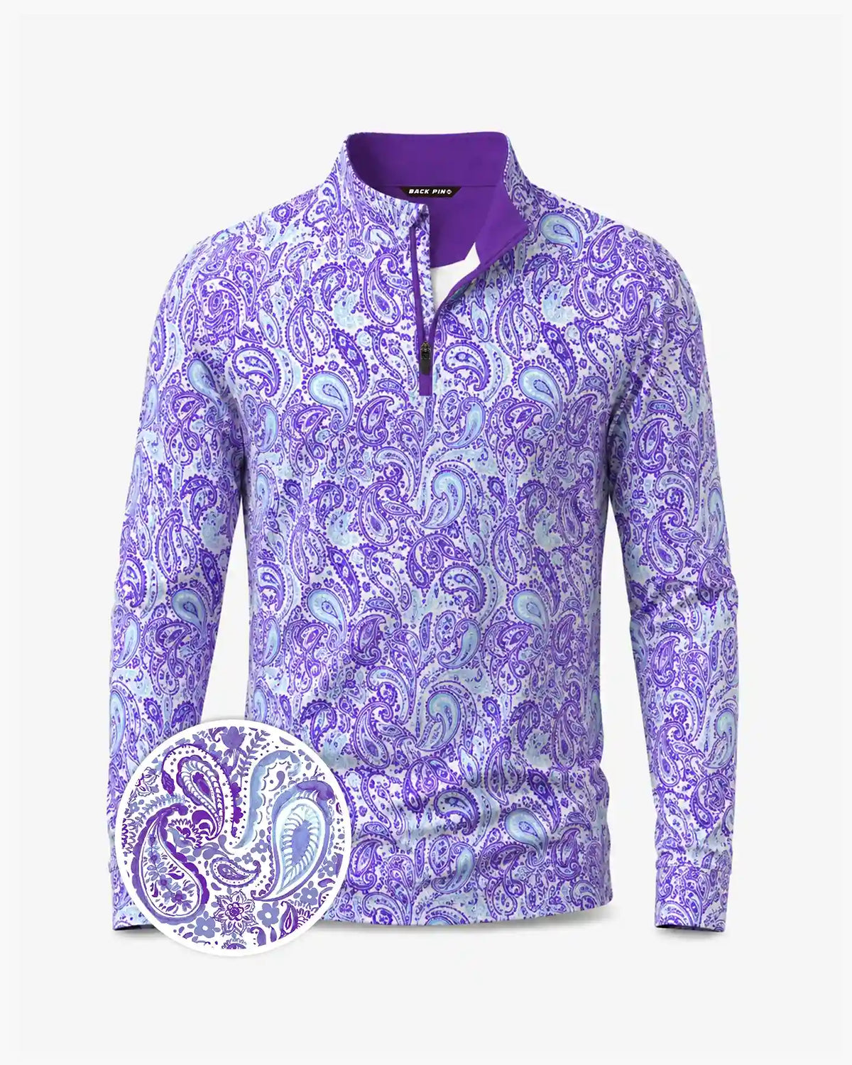 Performance Paisley Quarter Zip