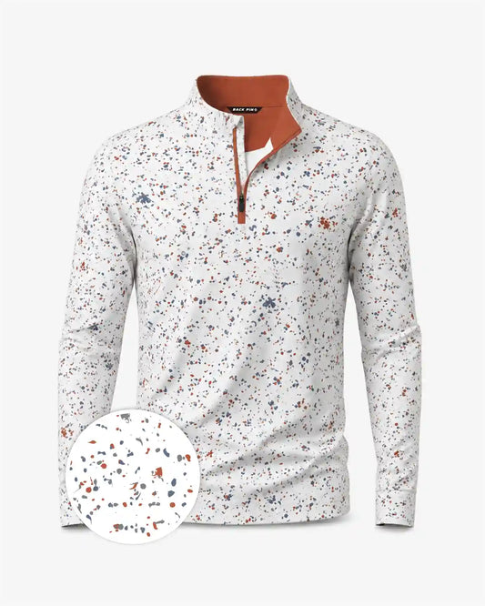Paint Splatter Quarter Zip