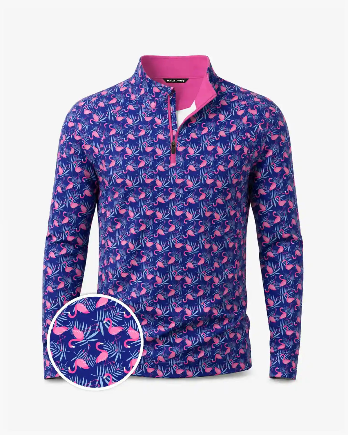 Pink Flamingo Quarter Zip