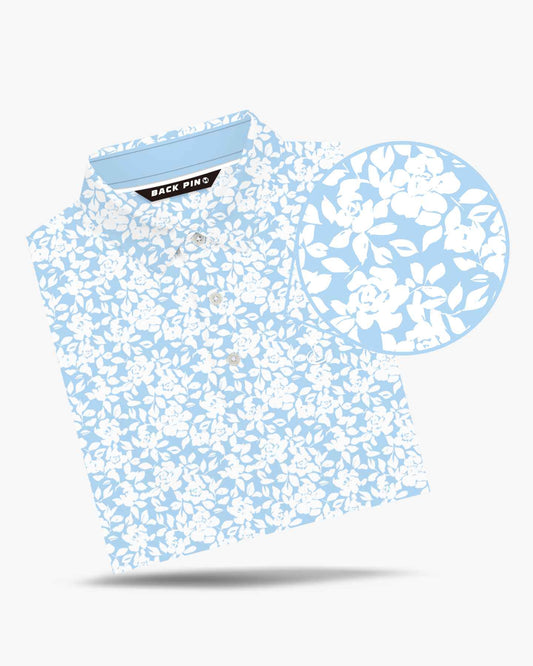 Beachside Floral Polo