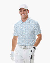Beachside Floral Polo