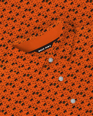 Black Cat Halloween Polo