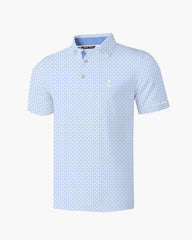 Blue Lucky Petal Polo