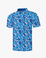 Blue Shade Hibiscus Resort Polo