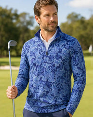 Bluecrest Paisley Quarter Zip