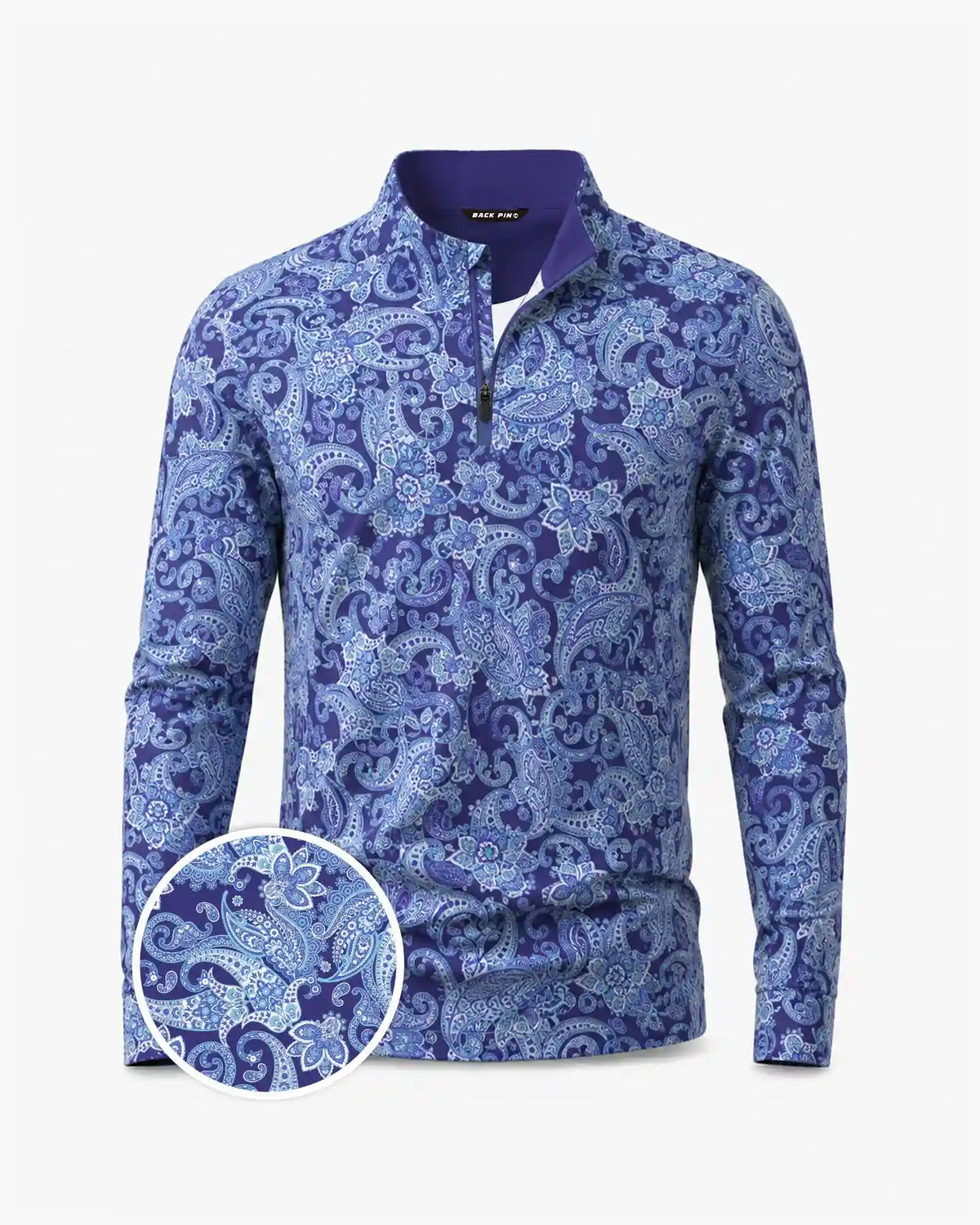 Bluecrest Paisley Quarter Zip