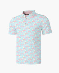Blush Love Flamingo Polo