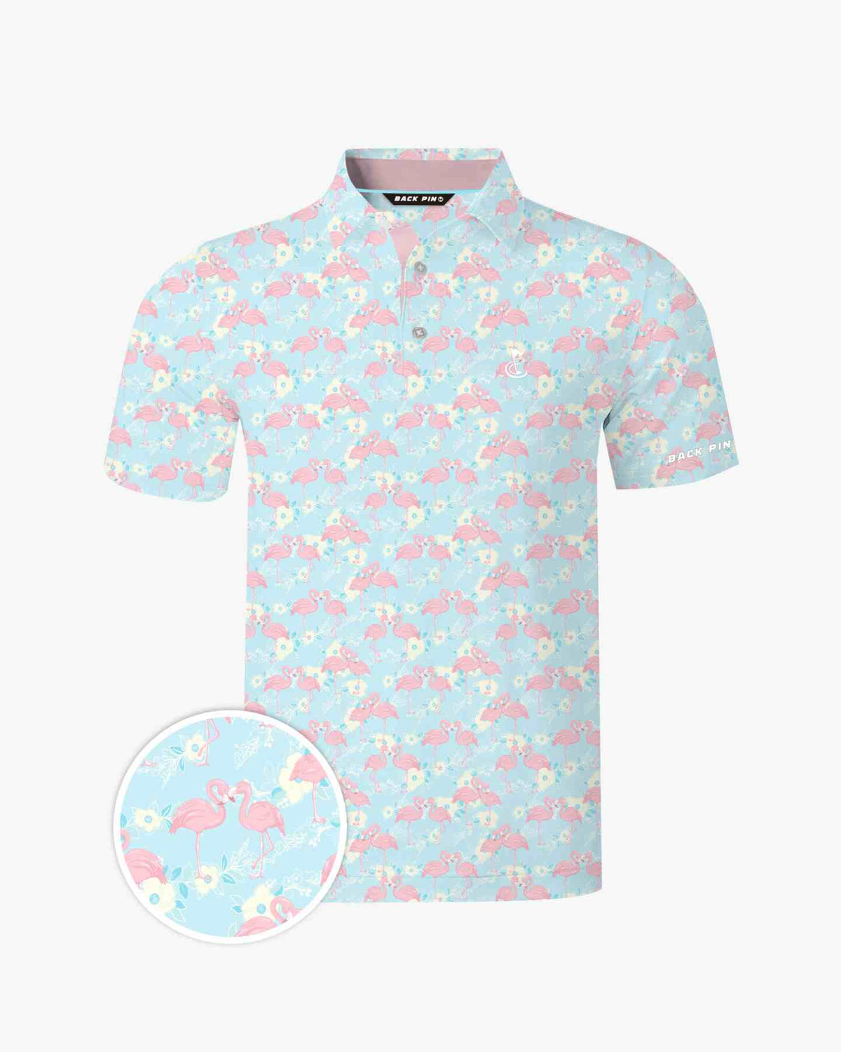 Blush Love Flamingo Polo