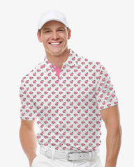 Blush Tiny Tropic Polo