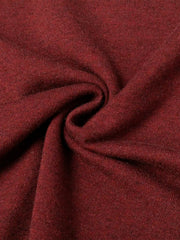 Burgundy Half-Zip Golf Sweater