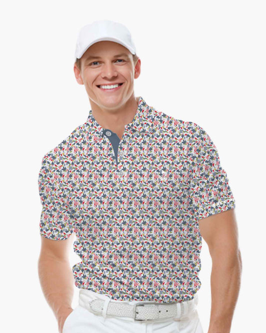 Camo Floral Polo